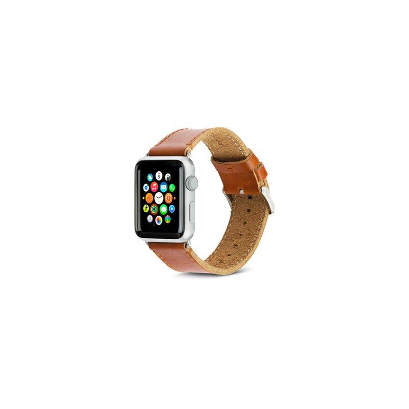 dbramante1992 Copenhagen Watch Strap Dark Saddle Brown Silver for Apple Watch 42/44mm, , large image number 3