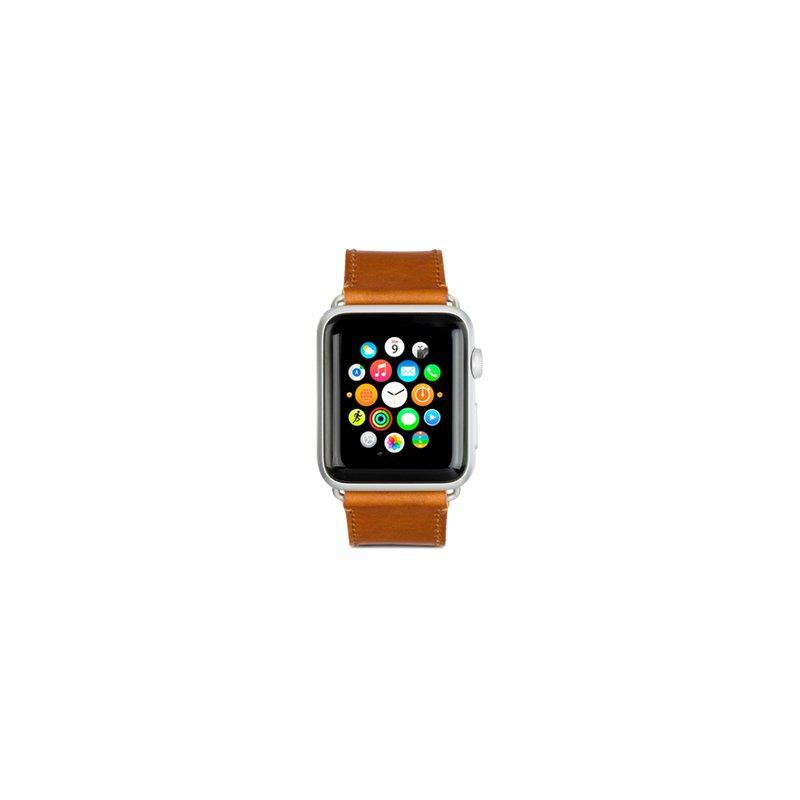 dbramante1992 Copenhagen Watch Strap Dark Saddle Brown Silver for Apple Watch 42/44mm, , large image number 4