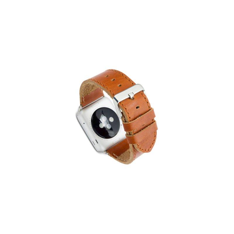 dbramante1992 Copenhagen Watch Strap Dark Saddle Brown Silver for Apple Watch 42/44mm, , large image number 5