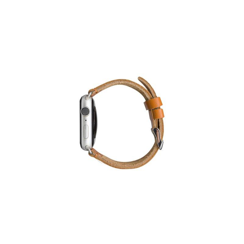 dbramante1992 Copenhagen Watch Strap Dark Saddle Brown Silver for Apple Watch 42/44mm, , large image number 6