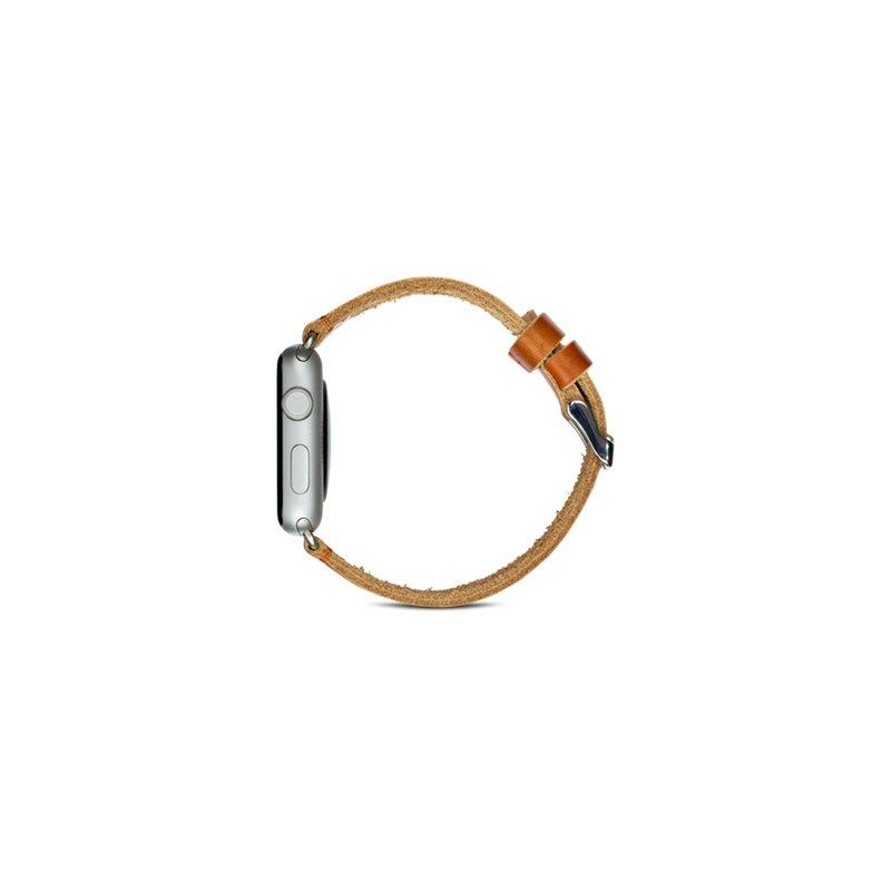 dbramante1992 Copenhagen Watch Strap Dark Saddle Brown Silver for Apple Watch 42/44mm, , large image number 8