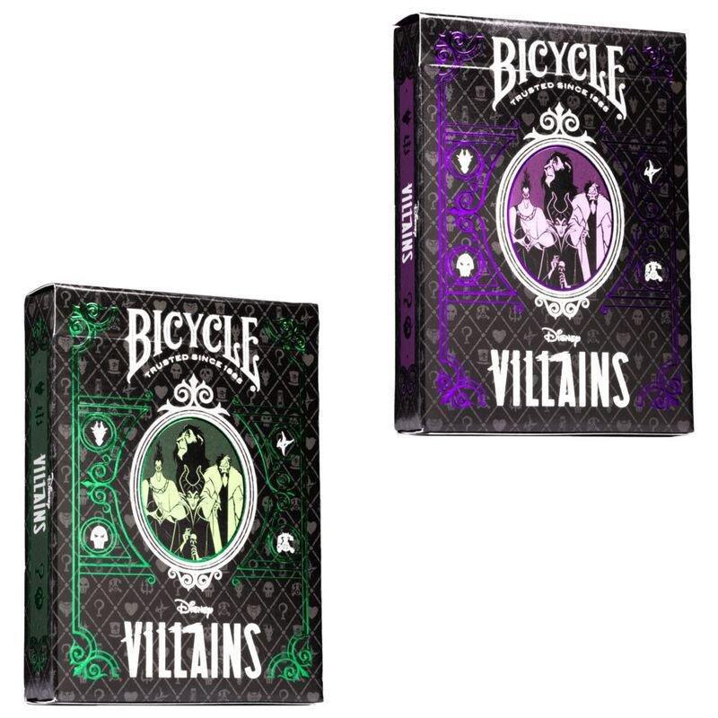 Bicycle Playing Cards Disney Villains (Assorted - Includes 1) (Green/Purple), , medium