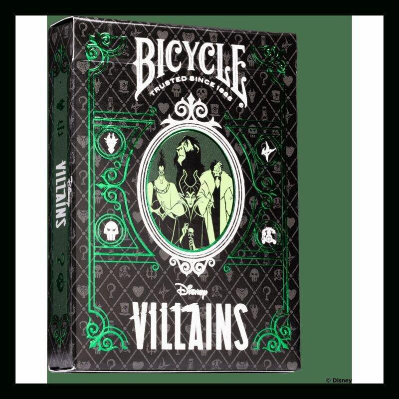 Bicycle Playing Cards Disney Villains (Assorted - Includes 1) (Green/Purple), , large image number 1