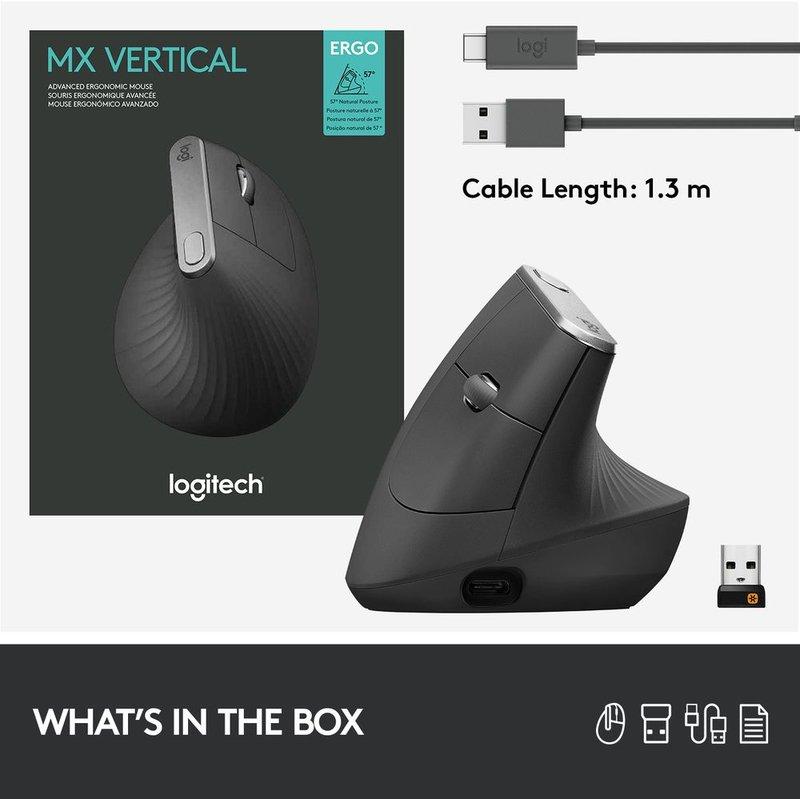 Logitech 910-005448 MX Vertical Advanced Ergonomic mouse, , large image number 3