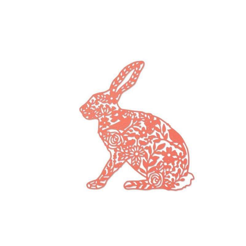 Sizzix Thinlits Die Wild Rabbit by Georgia Low, , large image number 0