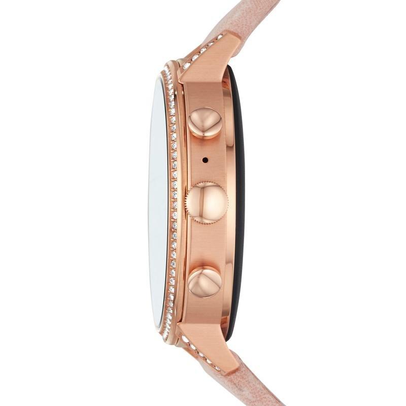 Fossil Q Venture HR 40mm Women's Stainless Steel Combo Rose Gold with Silicone Sheen Multi Strap, , large image number 2
