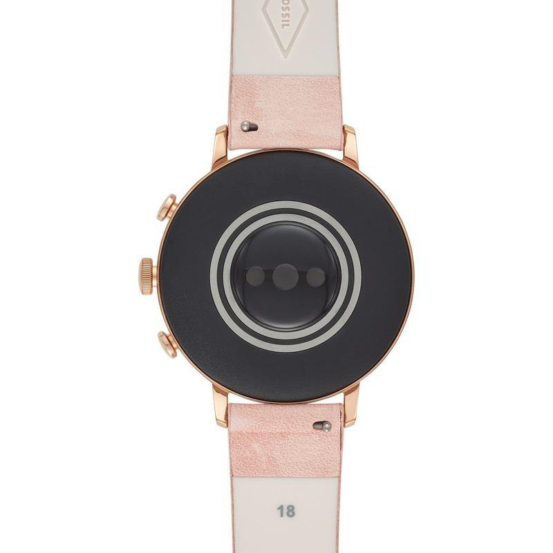 Fossil Q Venture HR 40mm Women's Stainless Steel Combo Rose Gold with Silicone Sheen Multi Strap, , large image number 3