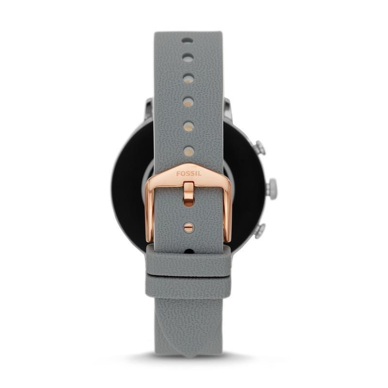 Fossil Q Venture HR 48mm Women's Stainless Steel Combo Rose Gold with Silicone Sheen Multi Strap, , large image number 4