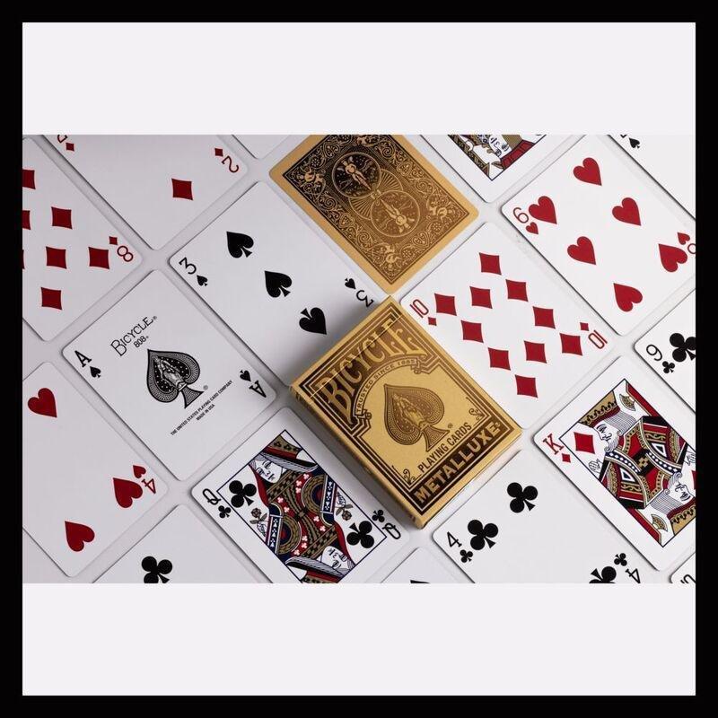 Bicycle Playing Cards Bicycle Metalluxe Gold, , large image number 2
