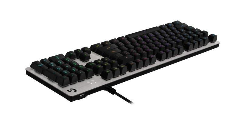Logitech G G513 RGB Mechanical Gaming Keyboard - GX Blue Switch - USB Passthrough (US English), , large image number 1