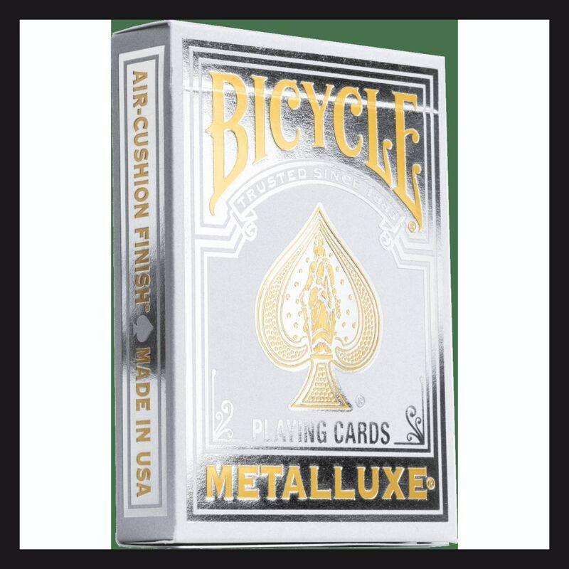Bicycle Playing Cards Bicycle Metalluxe Silver, , large image number 0