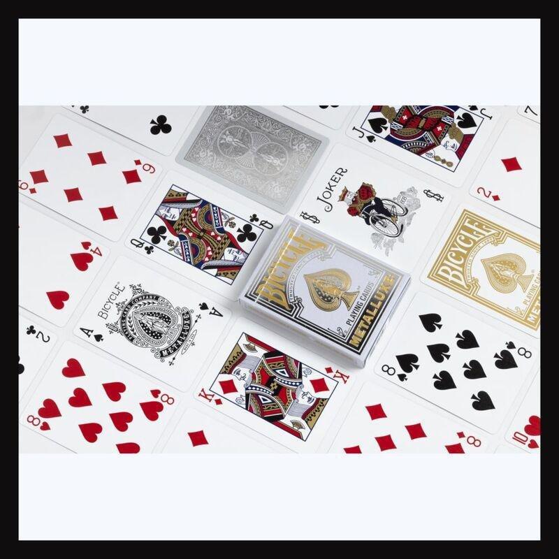Bicycle Playing Cards Bicycle Metalluxe Silver, , large image number 2