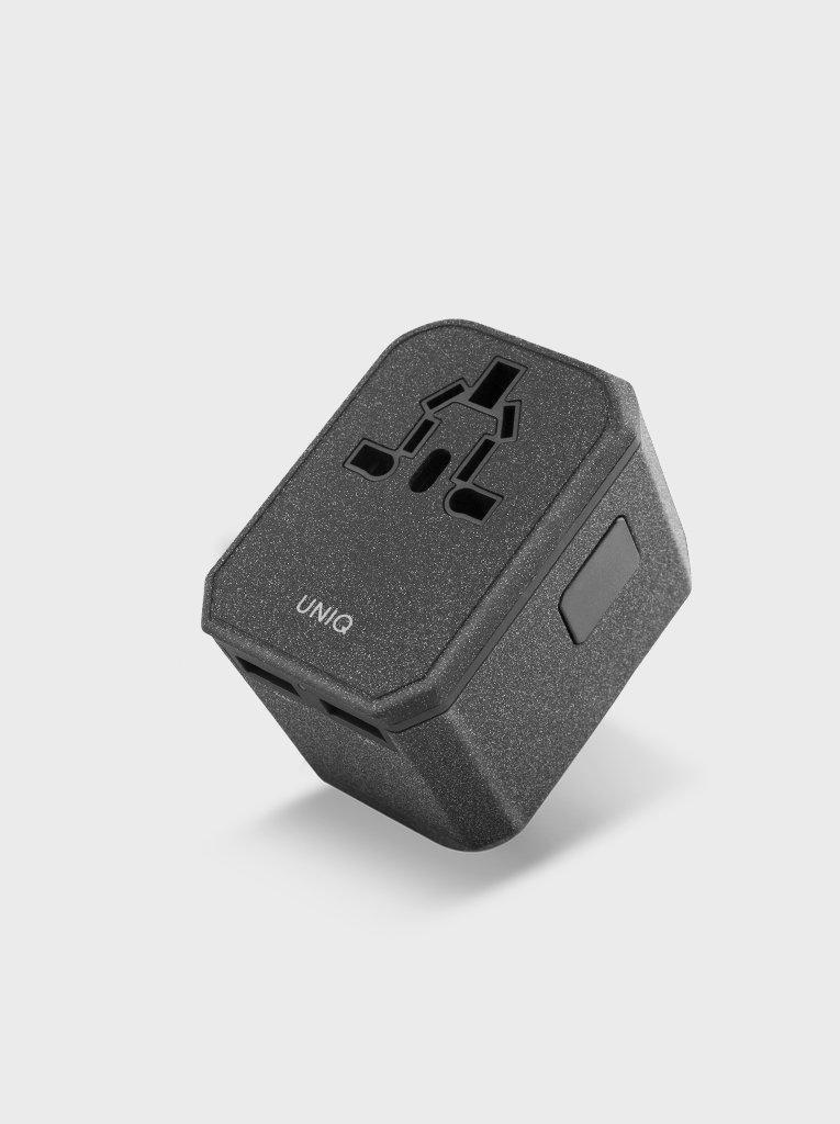 Uniq Voyage PD World Adapter PD33 Charcoal Grey, , large image number 0