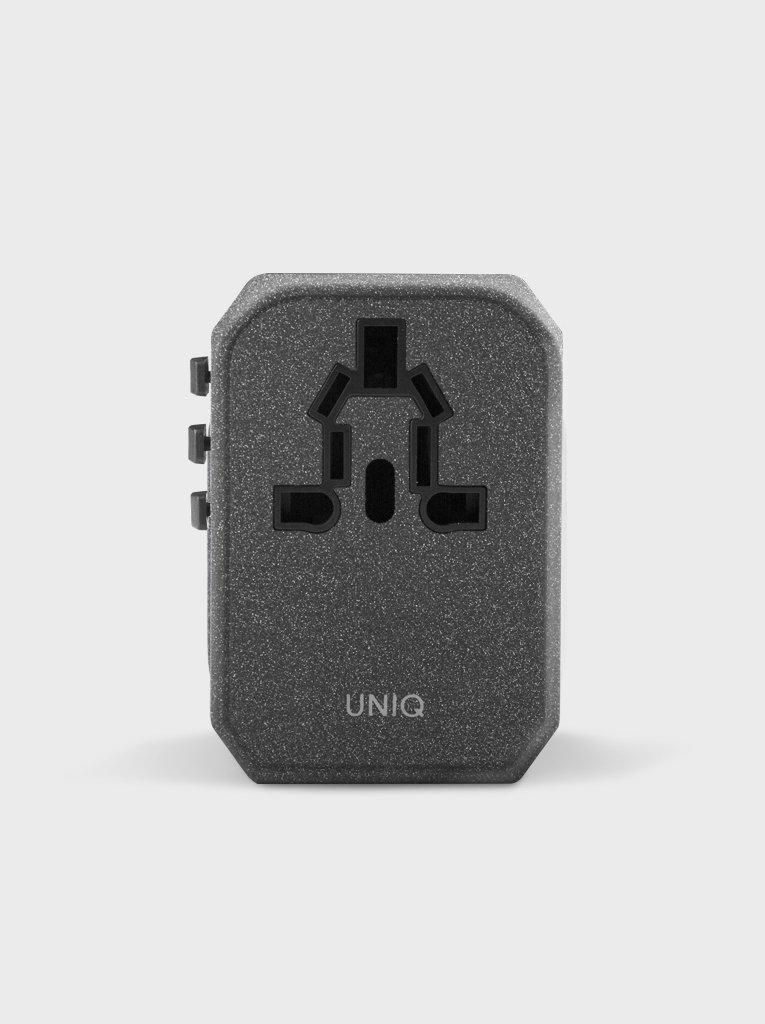 Uniq Voyage PD World Adapter PD33 Charcoal Grey, , large image number 1