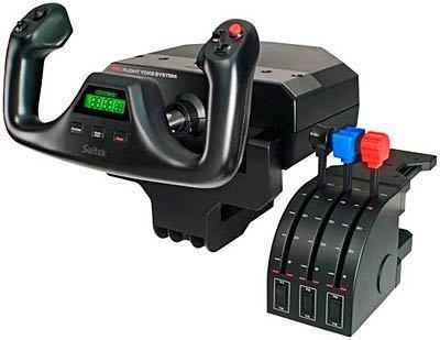 Logitech G 945-000004 Flight Yoke System Professional Simulation Yoke & Throttle Quadrant, , large image number 0