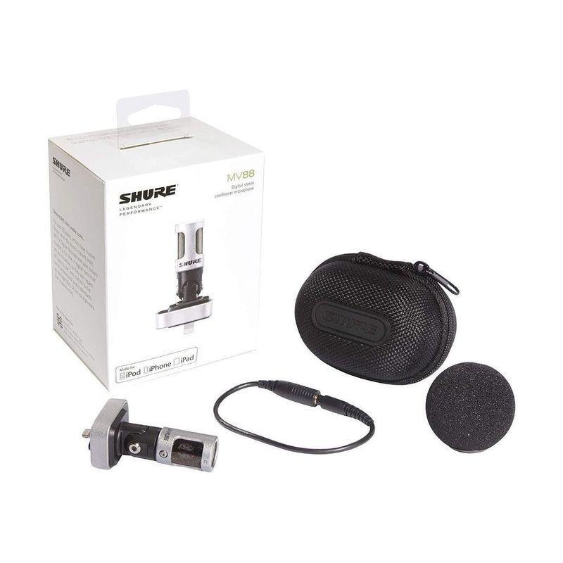 Shure MV88 iOS Digital Stereo Condenser Microphone (For use with iOS devices with Lightning Port), , large image number 4
