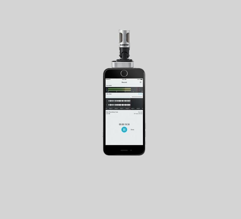 Shure MV88 iOS Digital Stereo Condenser Microphone (For use with iOS devices with Lightning Port), , large image number 6