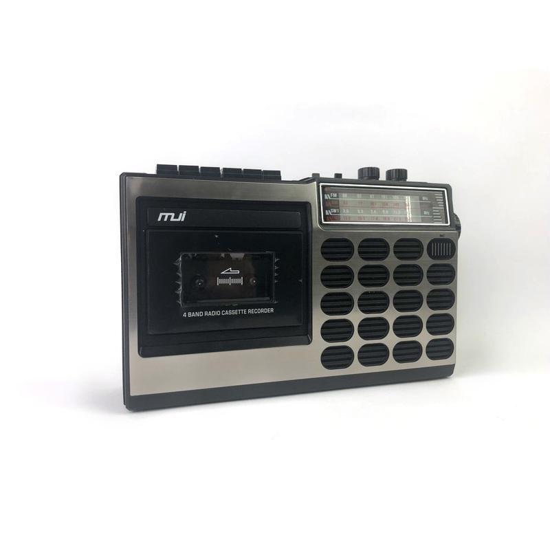 MJI Retro-Style All In One Cassette Player + Radio, , large image number 0