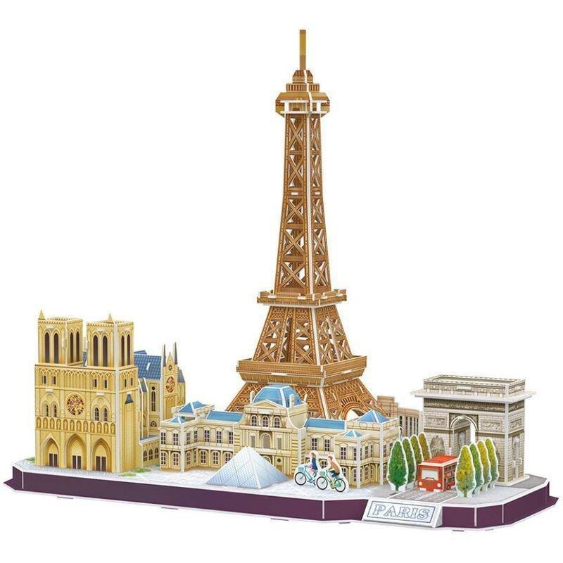 Cubicfun Cityline Paris 114 Pieces 3D Puzzle, , medium