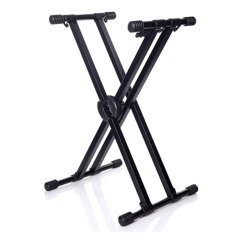 Bespeco KS22 Double Brached Pro Keyboard Stand, , medium