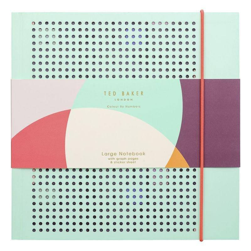 Colour By Numbers Mesh Notebook Mint, , large image number 0