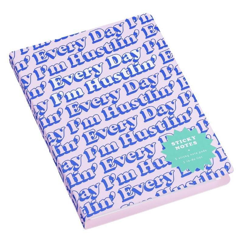 Yes Studio Every Day I'm Hustlin Sticky Notes Book, , large image number 0