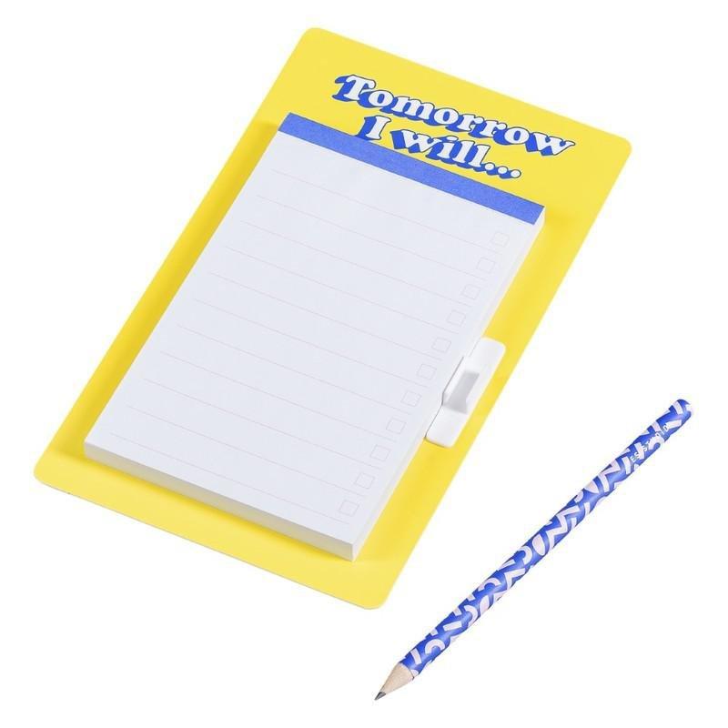 Yes Studio Tomorrow I'll Fridge List Pad, , large image number 1