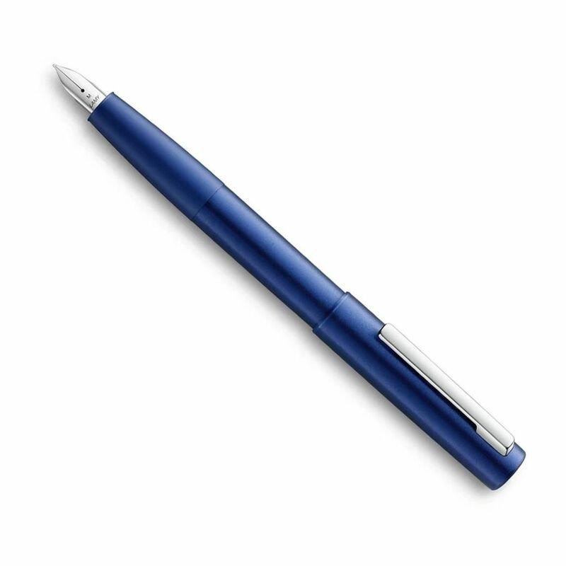 Lamy 77 Aion Fountain Pen Dark Blue Fine Nib, , medium