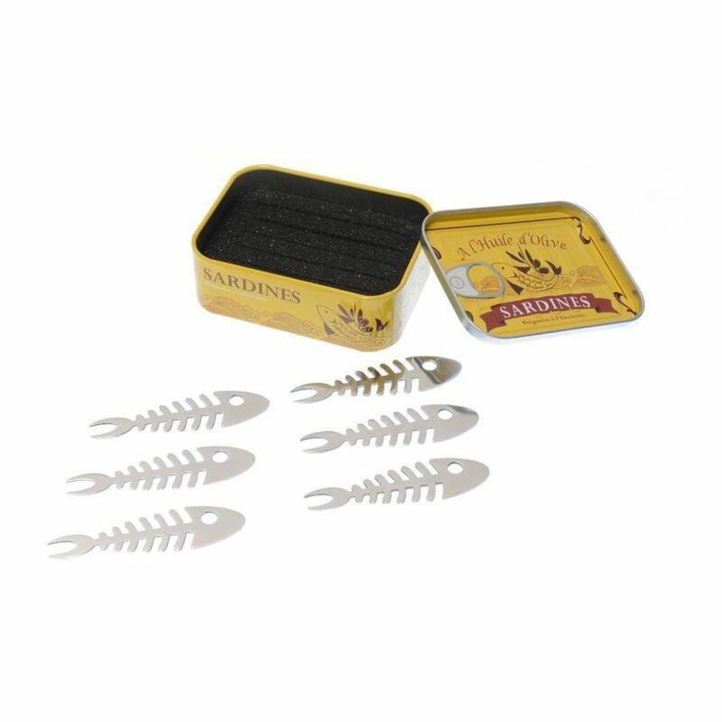 Balvi X6 Sardines Snack Fork Tin, , large image number 0