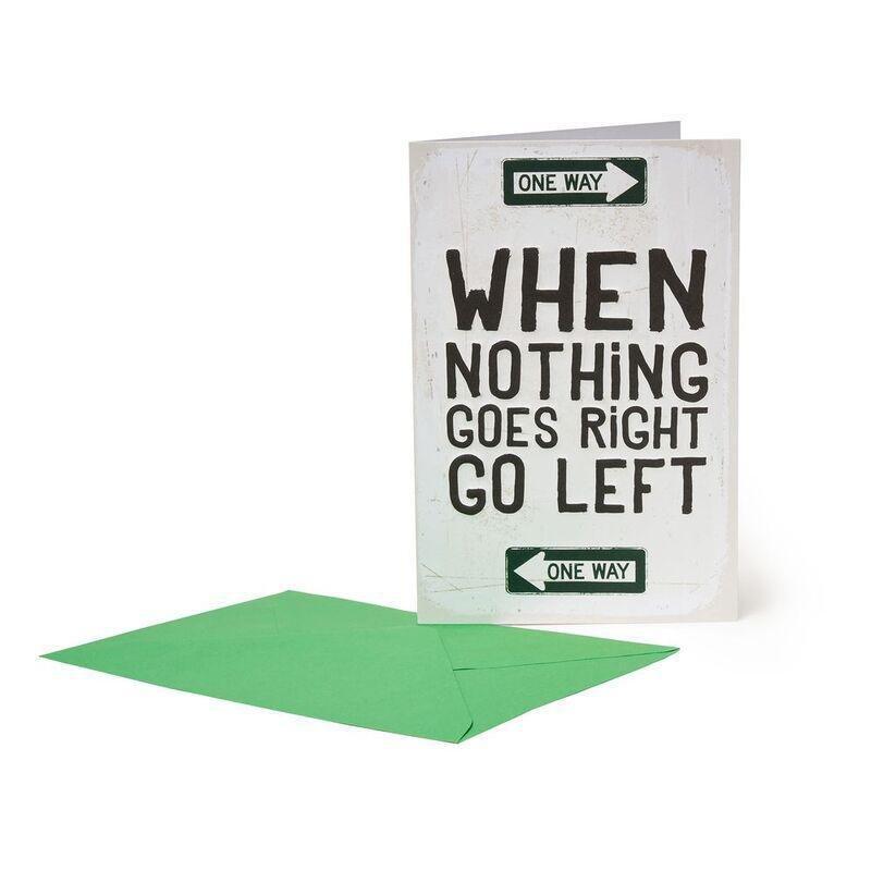 Legami Greeting Card - Large - When Nothing (11.5 x 17 cm), , large image number 0