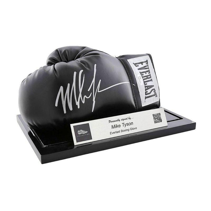 Bootroom Collection Authentic Signed Mike Tyson Everlast Glove Black Glove, , large image number 1