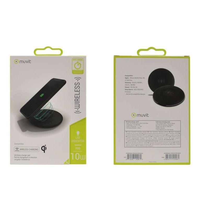 Muvit Qi Flat Round Wireless Charger 10W, , large image number 2