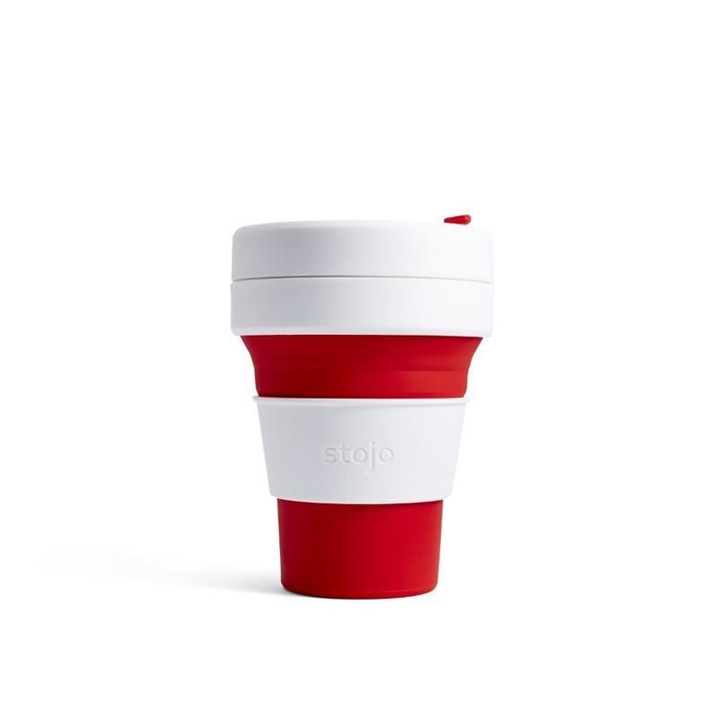 Stojo Pocket Collapsable Cup Red 355ml, , large image number 0