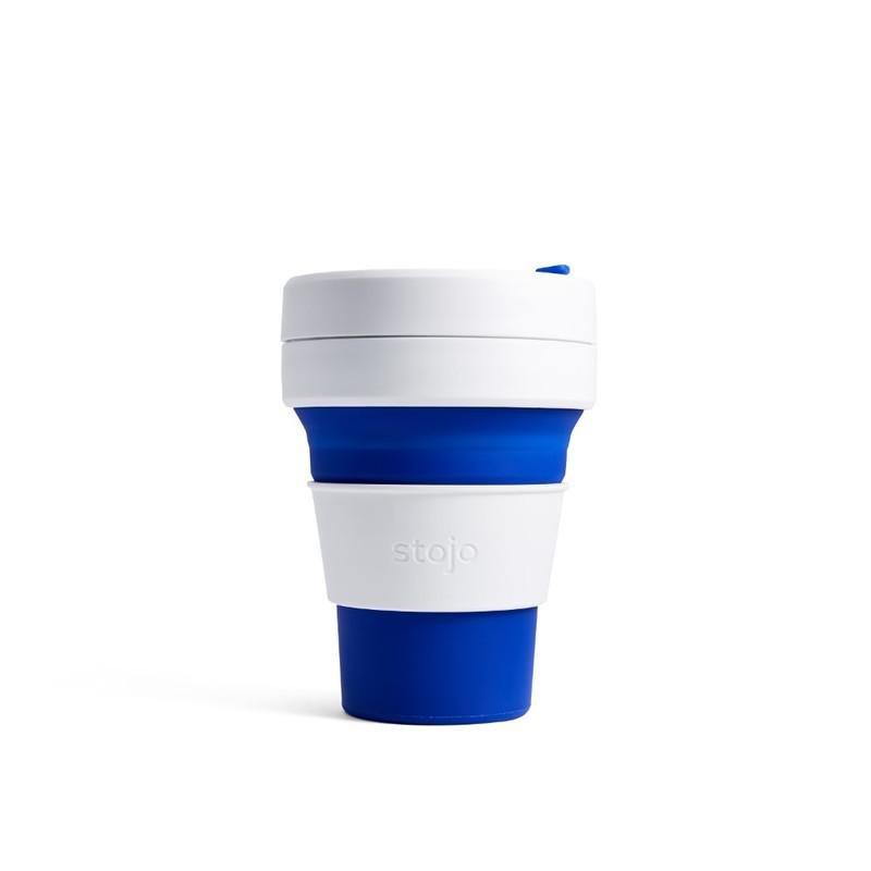Stojo Pocket Collapsable Cup Blue 355ml, , large image number 0