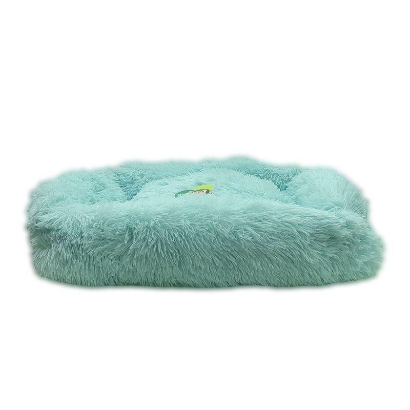 Nutrapet Grizzly Square Bed Blue - 90 X 56 X 18Cm - Large, , large image number 0
