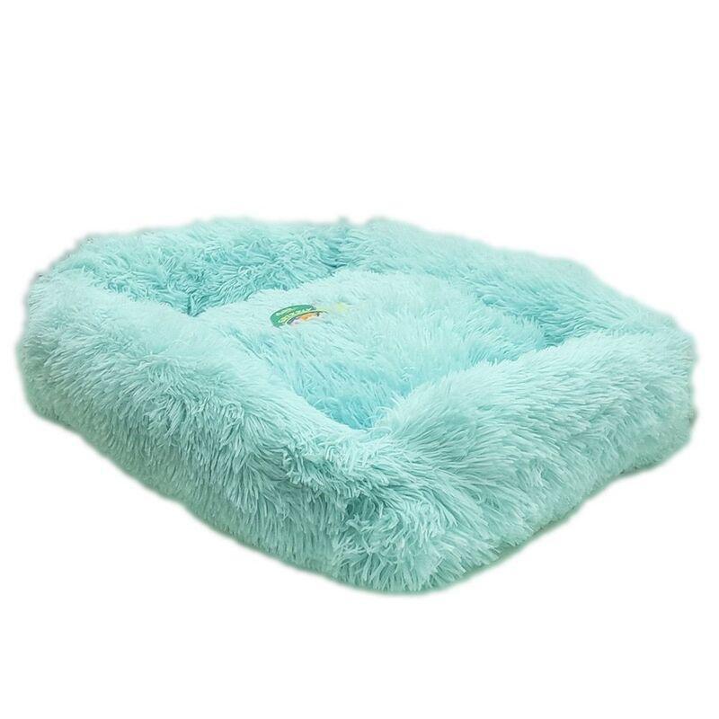 Nutrapet Grizzly Square Bed Blue - 90 X 56 X 18Cm - Large, , large image number 1