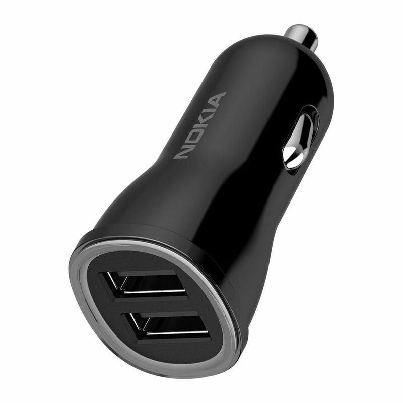 Nokia Dc-310C 5V Dual Car Charger with Cable, , large image number 0