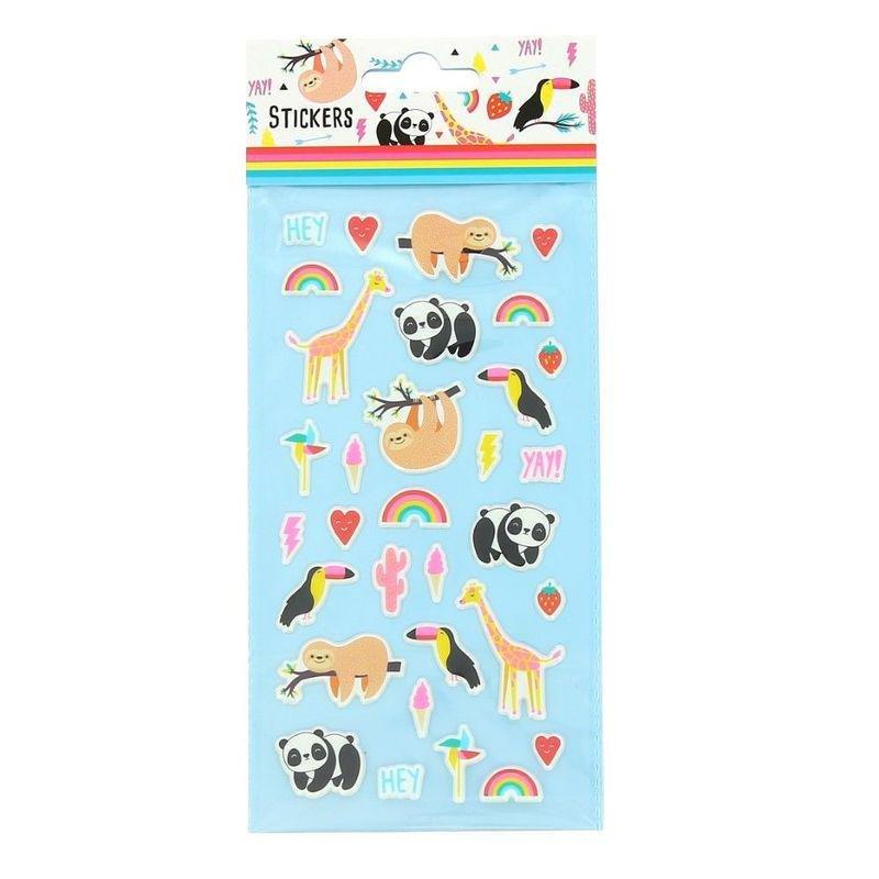 Blueprint Happy Zoo Just Hangin' Stickers, , large image number 0