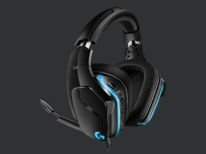 Logitech G G635 7.1 Surround Sound LIGHTSYNC Gaming Headset, , large image number 2