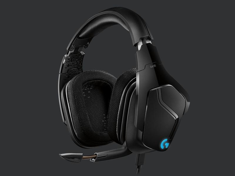 Logitech G G635 7.1 Surround Sound LIGHTSYNC Gaming Headset, , large image number 4