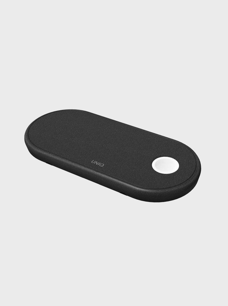 Uniq Aereo 3-In-1 Fast Wireless Charger Charcoal, , large image number 0