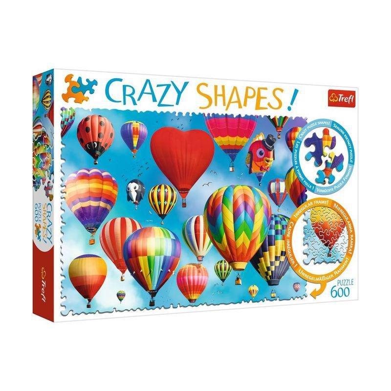 Trefl Colourful Balloons Crazy Shapes 600 Pcs Jigsaw Puzzle, , large image number 0