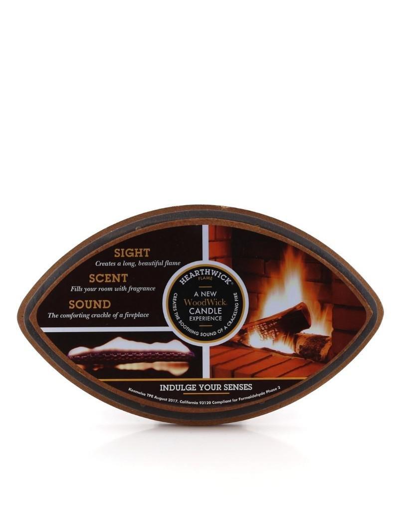 Woodwick Trilogy Ellipse Light/Dark Brown Candle L, , large image number 1