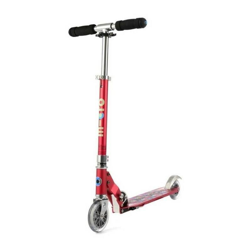 Micro Sprite Floral Dot Raspberry Scooter (Special Edition), , large image number 0