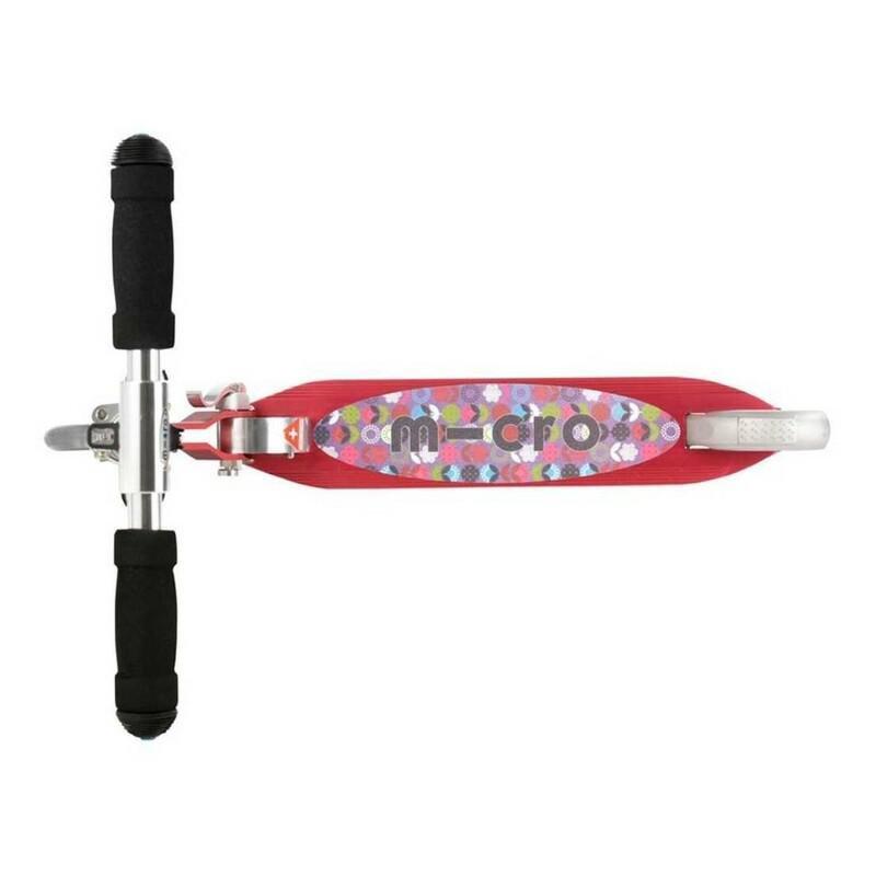 Micro Sprite Floral Dot Raspberry Scooter (Special Edition), , large image number 3