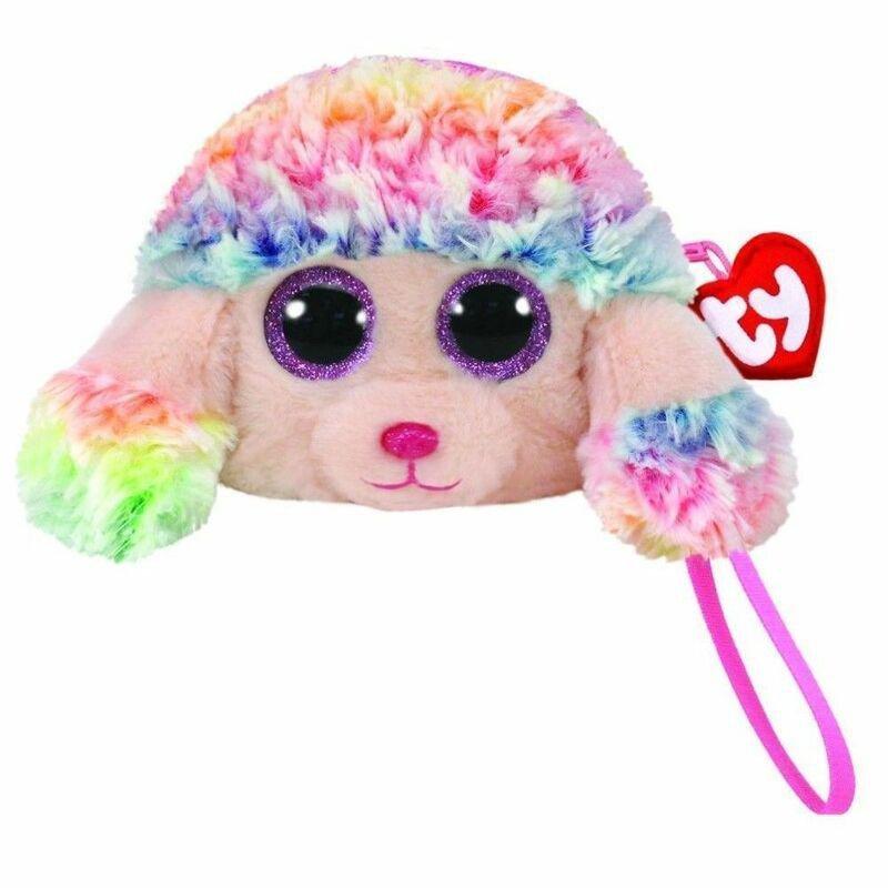 Ty Gear Rainbow The Poodle Dog Wristlet, , large image number 0