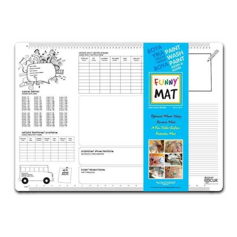 Funny Mat Activity Placemat My Desk, , large image number 0