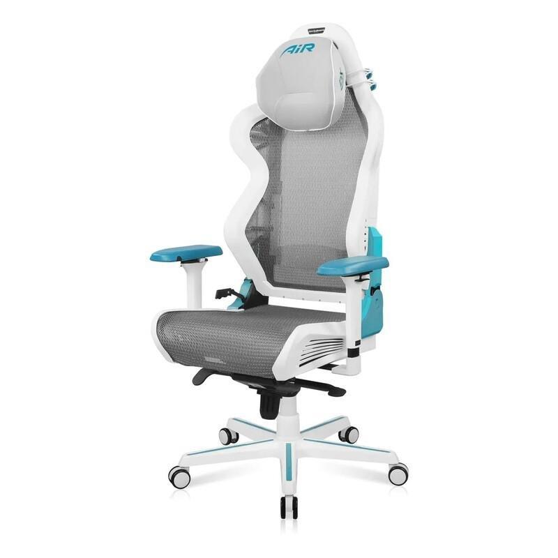 DXRacer Air Series Gaming Chair White/Cyan, , large image number 1
