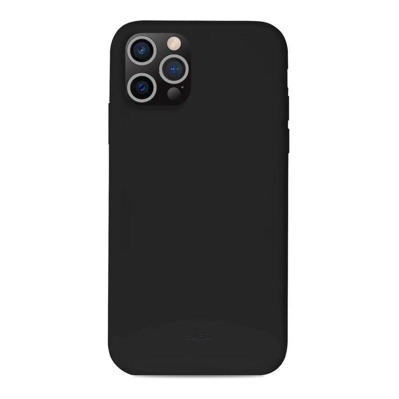 Puro Cover Silicone Case Black with Microfiber for iPhone 13 Pro, , large image number 0