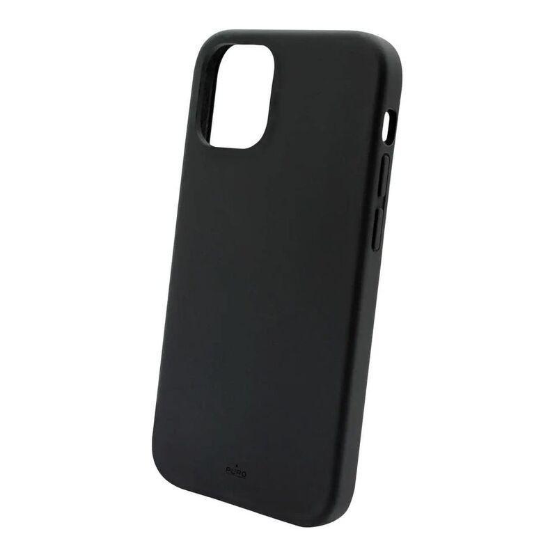 Puro Cover Silicone Case Black with Microfiber for iPhone 13 Pro, , large image number 1